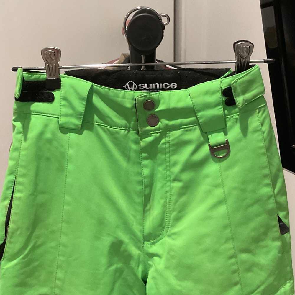 Sunice Vibrant Green Snow Pants